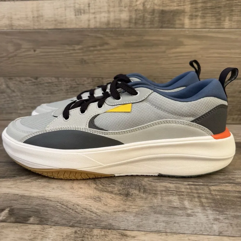 Reef Men’s Size 10 Fanning  Gray/Blue/Orange Comfort Shoes - Bottle Opener